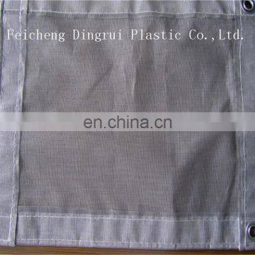 Construction PVC Coated Fireproof Grey Safety Net For Stairs Windows Balcony Greenhouse photo-2