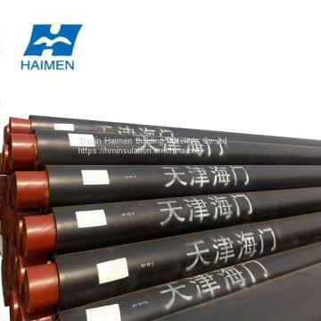 high quality above ground preinsulation black seamless steel pipes and fittings