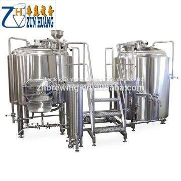 500L beer brewing system 6bbl brewery 500L HLT mash/lauter tun kettle/ whirlpool,