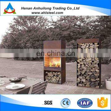 Corten weathering steel fire pits /corten steel outdoor firepit