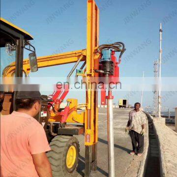 Four-wheel Drive Highway Guardrail Pile Driver Driving Machine for Sale photo-7