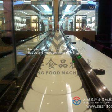 Conveyor belt sushi system sushi bar conveyor belt conveyor factory: michaeldeng@gdyuyang.com