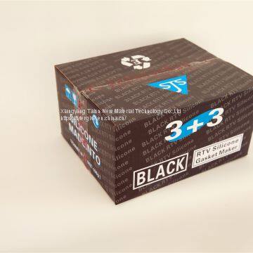 Cheap Price 3+3 Type 100g Black Color RTV Silicone Sealant Gasket Maker With 2g Super Glue photo-4