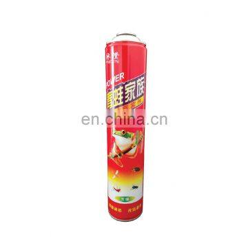 China aerosol container empty 750ml and empty aerosol can for insecticide