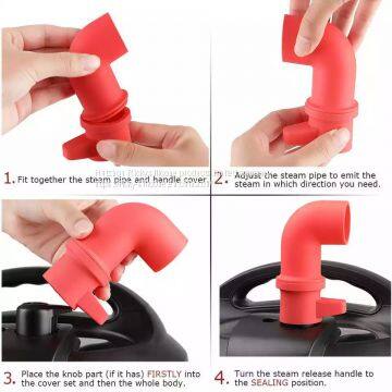 Pressure Cooker Steam Diverter Release Accessory Silicone Instant Pot Steam Release Pipe Cooking Kitchen Accessories photo-5