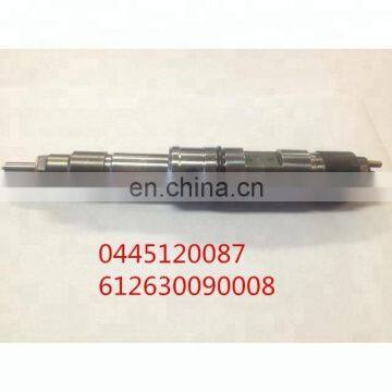 Hot selling Injector type assembly common rail fuel injector 0445120087 for WEICHAI WP10