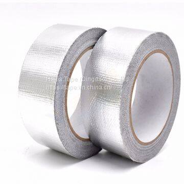Preservative Chemical Resistant Alu Glass Cloth Tape -10~+60C Temperature Insulation Aluminum Foil Fiberglass Tape photo-3