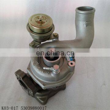 Twin Turbo Right Side K03-017 Turbo Charger 53037100509 53039880017 FOR Audi A6 T (C5) With AJK, ARE, BES, AGB Engine Parts
