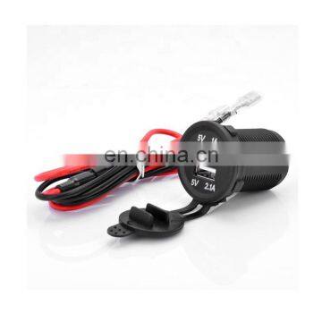 Hot Sale Car Parts Dual USB Electric Universal Car Charger 5V 1A