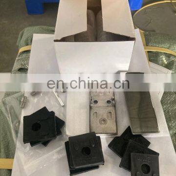 Glass To Glass Clamp With Safety Pin 180 Flat Fixed Glass for Swimming Pool Balcony photo-2