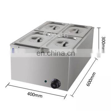 4 Pans Electric Hot Food Warmer Buffet Server Bain Marie Stainless Steel Bain Marie Food Warmer For Restaurant and Hotel photo-2