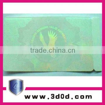 Security id card hologram stickers 2015