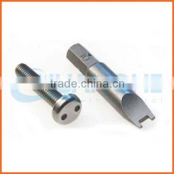 China supplier fillister six-lobe anti-theft screw