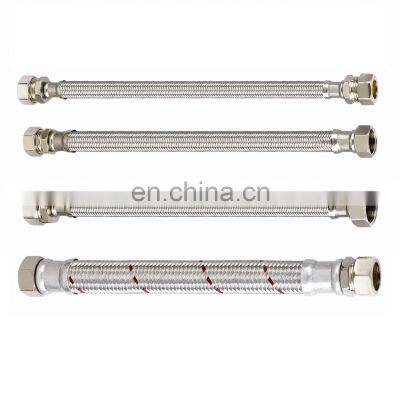 Flexible shower tube hot water braided hose