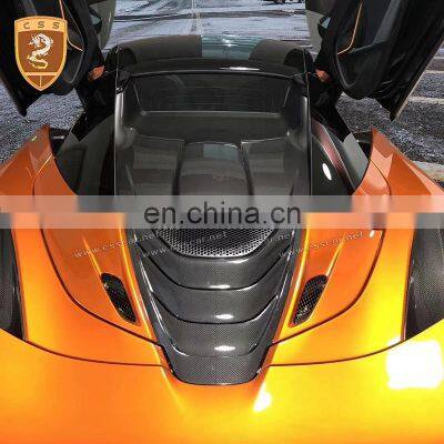 Dry Carbon Rear Engine Hood Bonnet Cover For McLaren 720s 4.0T Spider 2019