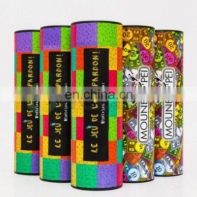 Round Luxury Cardboard Tube Gift Box t Shirt Wholesale Packaging photo-2