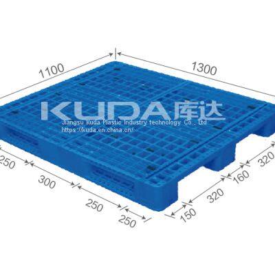 high-density virgin PE 1311D WGCZ PLASTIC PALLET（BUILT-IN STEEL TUBE）from china manufacturer