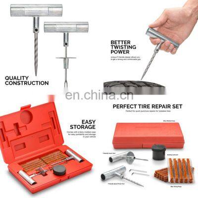 Tubeless Emergency Tire Repair Kit to Fix Punctures and Plug Flat