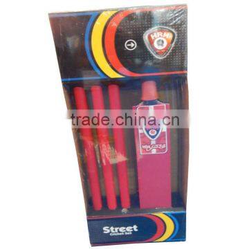 Red Colour Promotional cricket set