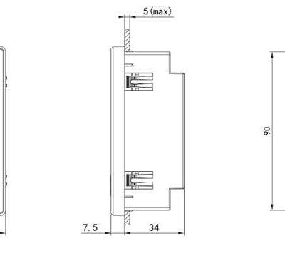 LNF58 96*96 THD Harmonic Monitoring Multi Functional Basic Power Meter photo-2