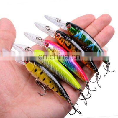 factory direct 9cm/7g Sinking depth 1.5m Minnow for sea fishing lake fishing river fishing