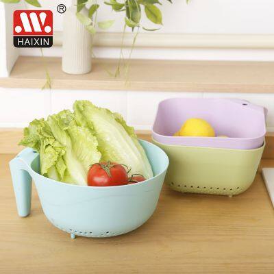 Plastic Colander Collapsible Over the Sink Folding Strainer for Kitchen With Extendable Thickened Handles photo-3