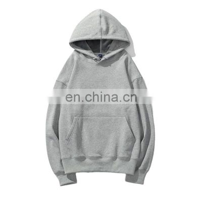 Wholesale Plain logo  Organic Cotton Men's Sweatshirt Blank Fleece Oversized Custom Unisex Men Hoodies