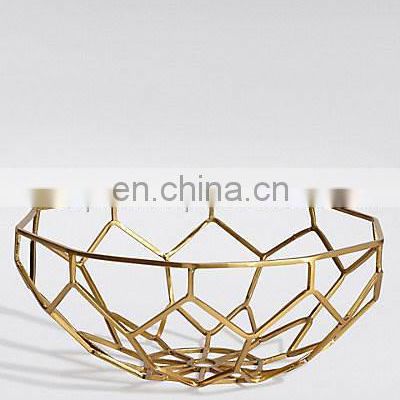 aluminium metal golden bowl