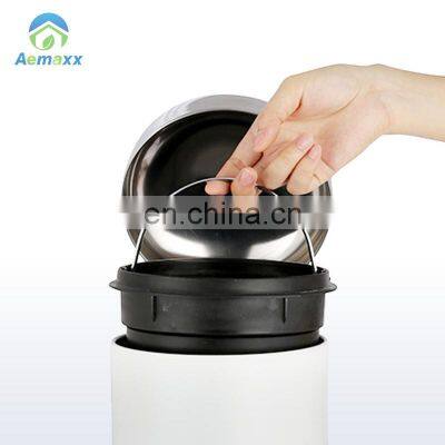 Factory Supplier White Color Two Pieces Stainless Steel Bathroom Set photo-4