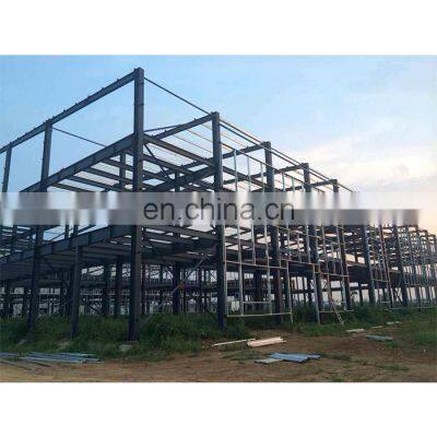 Steel structure factory building prefab Steel frame warehouse