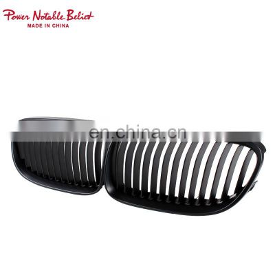 Matt black car racing grill front bumper grills radiator mesh grille for BMW 3 series E90 single slat line style 2008-2011