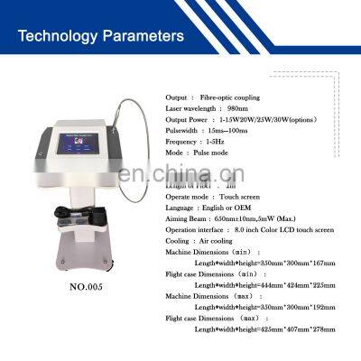Portable 980nm Diode Laser Blood Vessels Removal Spider Vein Treatment Machine photo-5