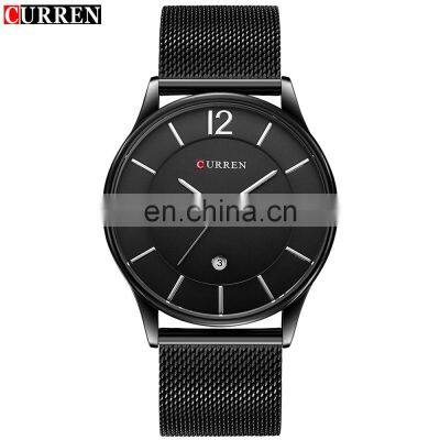 New Curren 8231 Men's Calendar Watches Ultra Thin Man Quartz Watch