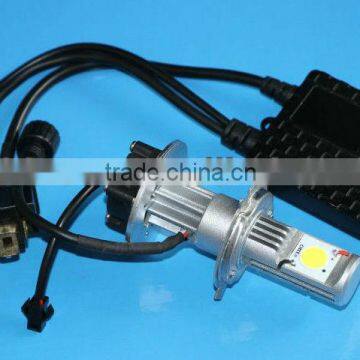 Higher power 12V/24V 50W car LED headlight, 2200 lumen