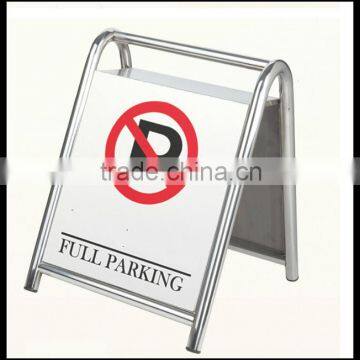 Hotel Metal Parking Sign_Stainless Steels Parking Floor Stand Sign_ Pedestal Signs Stand_Portable Hotel Metal Parking Reserve photo-2