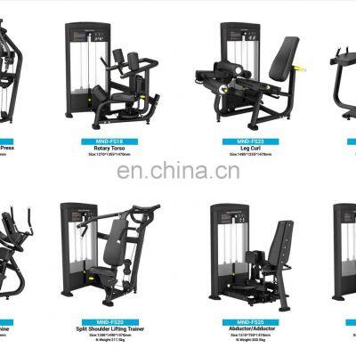 Машины для выбора нагрузки на пинны. Сидячая гимнастика для голеностопных мышц. Фитнес-оборудование MND Seated Calf photo-5