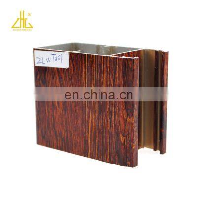 ZLWT001 ZHONGLIAN Wooden Grain Aluminium Profile For Balustrade Aluminium Extrusion photo-3