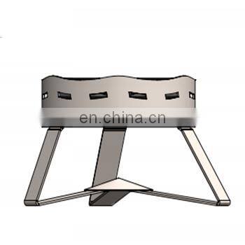 Customized  stamping bending  mirror polishing brush  pan bracket