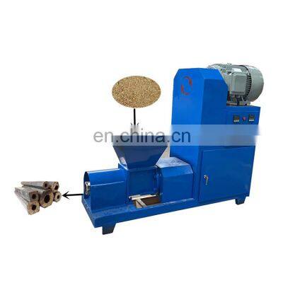 Corn cotton stalks powder briquetting former Ivy oak wood briquette manufacturing machine