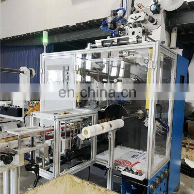 UR320S Automatic Non-stop 4 Rotary Spindle Adhesive Sticker Label Turret Rewinder Machine With Automatic Paper Core Feeder photo-2