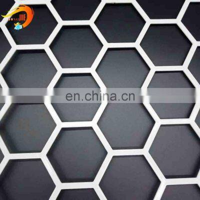 aluminum exterior decorative hexagonal perforated metal facades wholesale