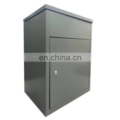 Outdoor Area Design Black Producer Waterproof Metal Steel Letter Mail Mailbox photo-2