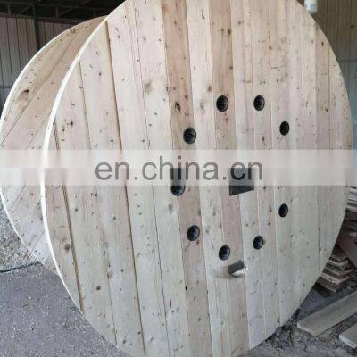 Large Dried Wooden Drum /Wooden Cable Spools /cable Reel photo-4