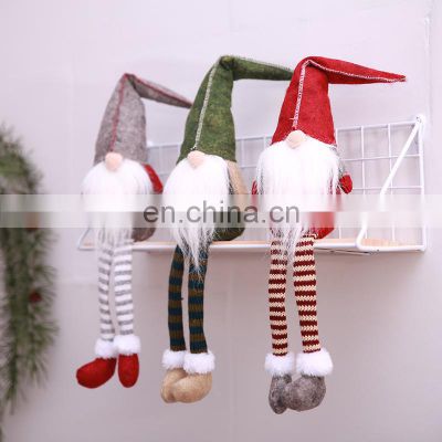 2022 Christmas Long-legged Doll Toys 20 Inches Handmade Christmas Gnome Swedish Figurines Xmas Decoration Dolls