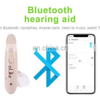 Waterproof Hearing Aids Invisible BTE With Ear Plug Rechargeable Minifit Sound Amplifier Blue-tooth Wireless Hearing Aids photo-3