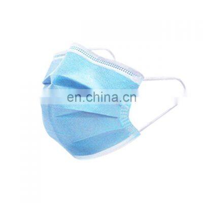 Disposable Non woven fabric medical custom 3 ply face mask