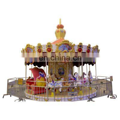 2021 New Fair Ground Amusement Rides Outdoor Playground Equipment carousel horses