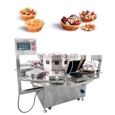 Automatic Gas Thin Waffle Cone Machine Production Line Egg Roll Biscuit Cookie Making Forming Machine photo-4