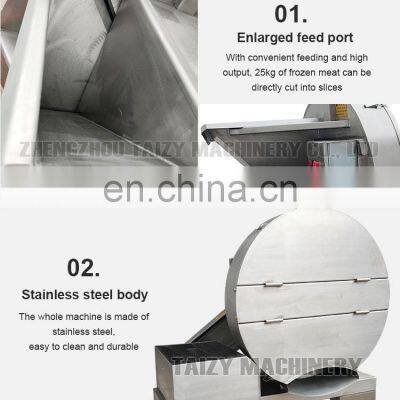 Frozen Chicken Fish Meat Cutting Machine Meat Slicer Machine photo-3