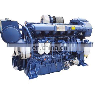 Hot Sell 6 Cylinders 4 Strokes Water Cooled Weichai 550hp Marine Engine WP12C550 photo-3